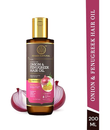 khadi natural Anti Hair Fall FenugreekOil 200 ml ( Pack of 1 )