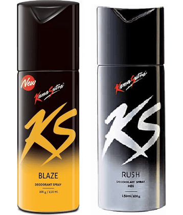 KamaSutra - Deodorant Spray for Unisex 300 ml ( Pack of 2 )