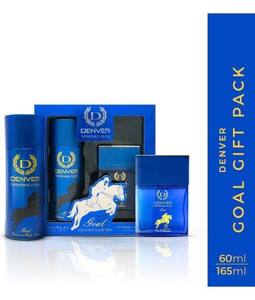 Denver - Sporting Club Goal Gift Set - Deodorant - 165ML + Perfume - 60ML