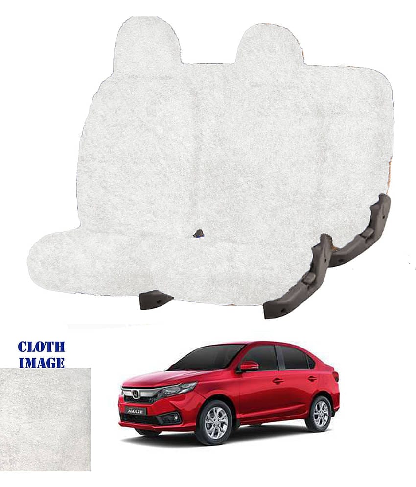 Honda Amaze White 5 Seater Car Seat Cover