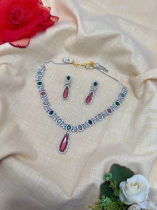 Designer Stone Necklace 0147