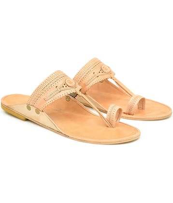 STEPFOX - Beige Men's Kolhapuris