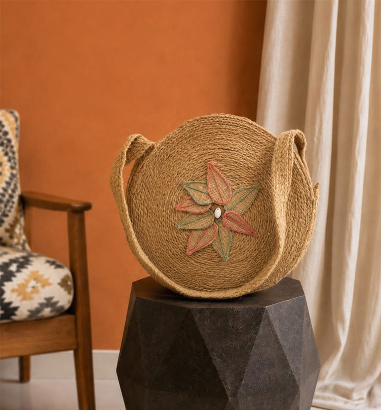 Handcrafted Jute Handbag