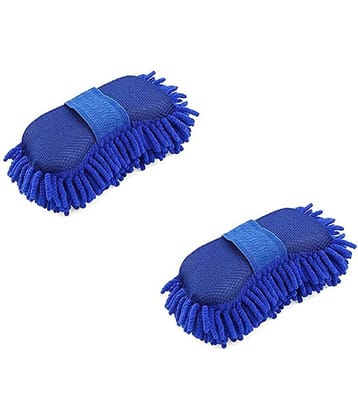 Penyan Microfiber Car Wash Sponge - Microfiber - Lint Free - Scratch Free - Ultra Soft Automobile Cleaning Sponge Pack of 2