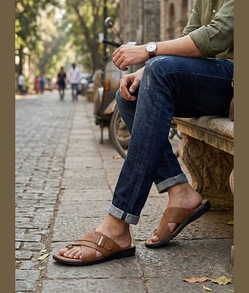 Ajanta - Tan  Daily Slipper