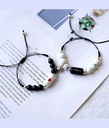 Thrillz Black Bracelet ( Pack of 2 )