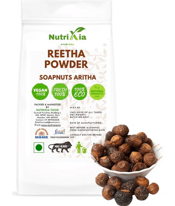 Nutrixia Food Reetha powder Soapnuts Aritha Powder 50 gm