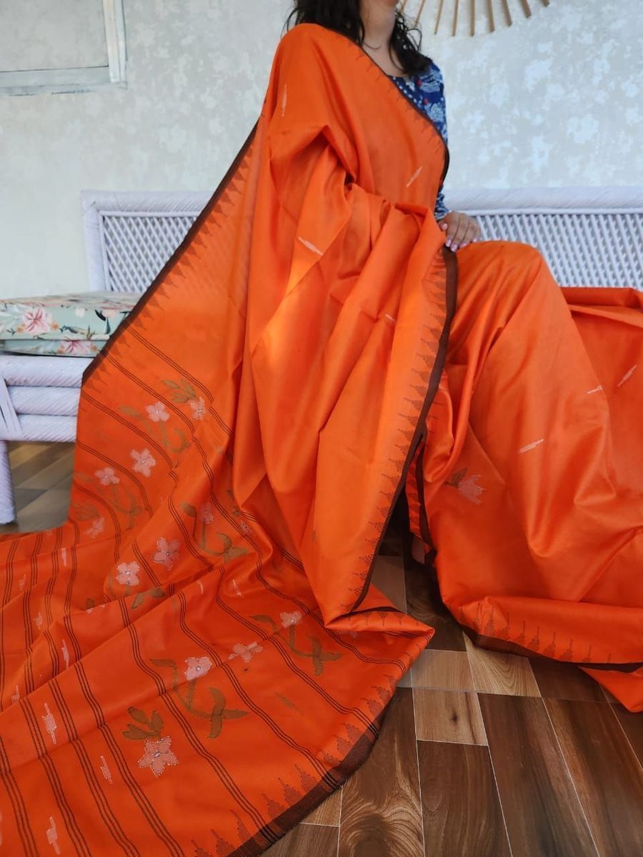 Moinrangphee Silk Saree (Russian Silk)