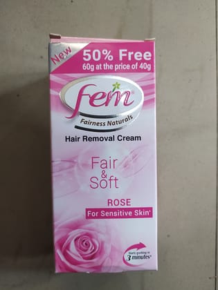 fem hair removal cream fair soft