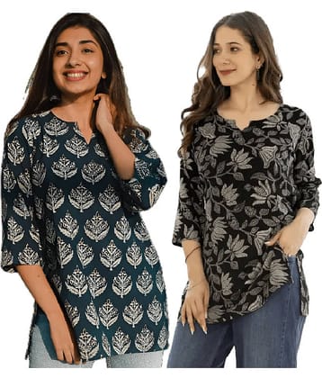 AK FASHION MALL Women Viscose Rayon Printed Straight Kurti ( Multicolor4 )