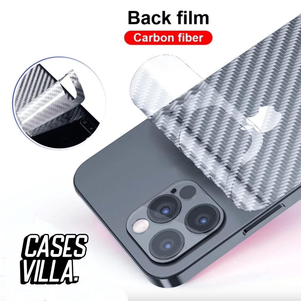 Carbon Fiber Soft Back Protective Film for iPhone-iPhone 13 Pro