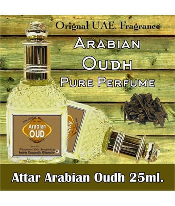 INDRA SUGANDH BHANDAR - Arabian Oudh Saudi Perfume For Men Attar For Men & Women 25ml Pack Of 1 - Below 50ml/ Miniature