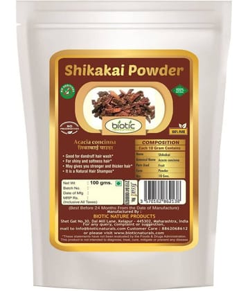 Biotic Shikakai, Amla and Brahmi Powder- 300 gms (100 gms each) Hair Mask 300 g Pack of 3