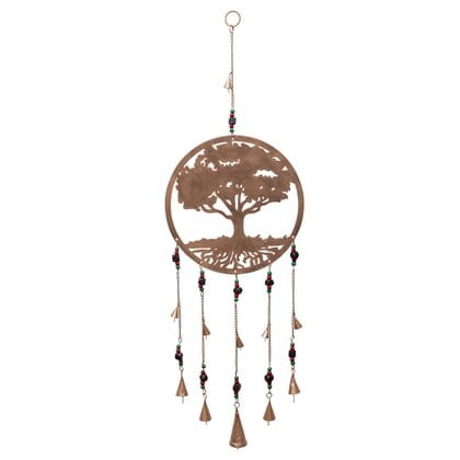 Handmade Brass Bell with Tree of Life Design