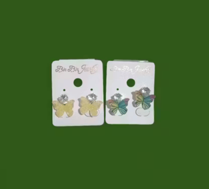 WOMEN'S EARRING COMBO BUTTERFLY MODEL