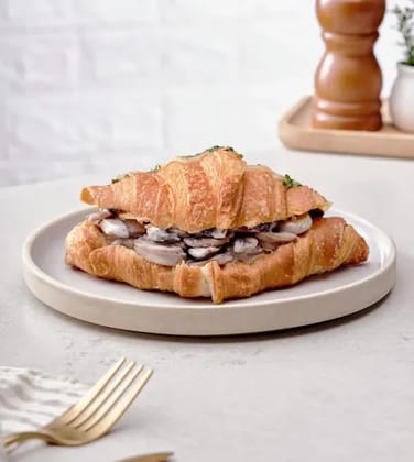 Mushroom And Cheese Croissant