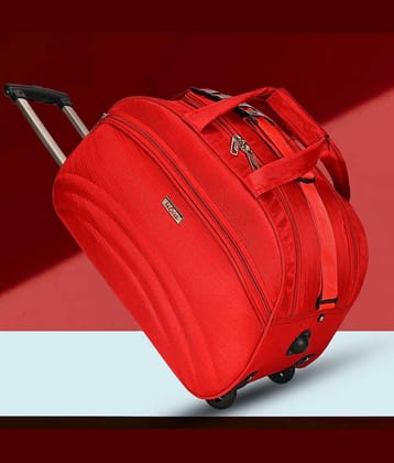 Red vick 60 Ltrs Red Polyester Duffle Bag