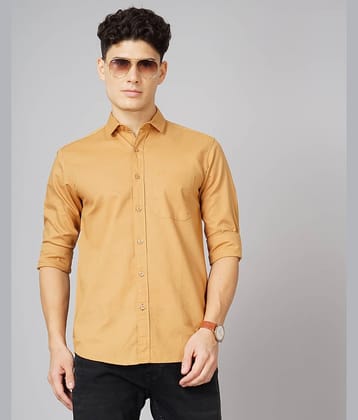 Paul Street - Brown 100% Cotton Slim Fit Men's Casual Shirt ( Pack of 1 )