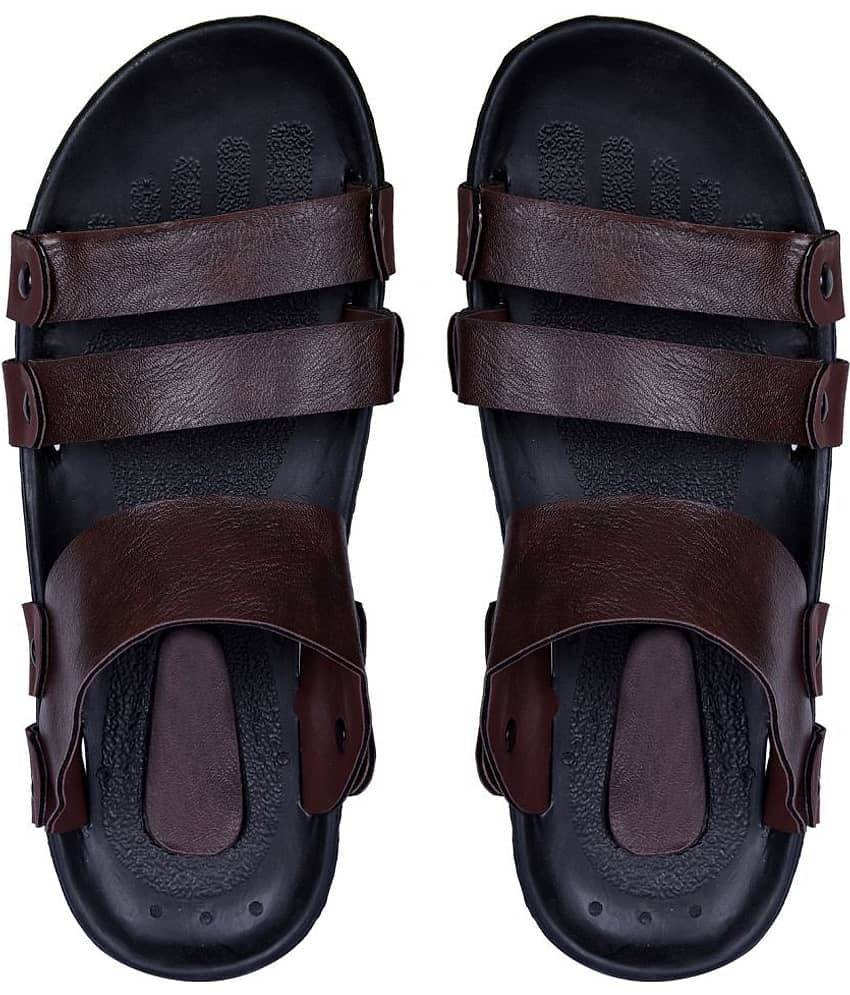 Style Height - Brown Men's Slides