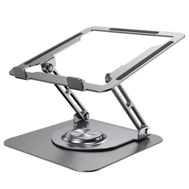 Foldable 360 Degree Rotating Laptop Lifting Bracket Aluminum Alloy Notebook Desktop Stand(Gray)