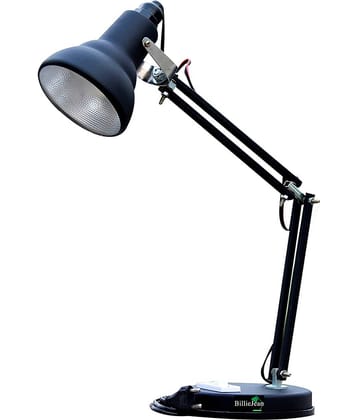 BillieJean Black Study Table Lamp ( Pack of 1 )