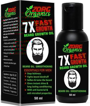 Zorg Organics 7X Beard Oil Growth Oil 50 ml