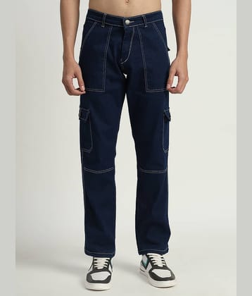 RAGZO Regular Fit Basic Men's Jeans - Navy Blue ( Pack of 1 )