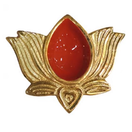Aluminium 1 Wick Deepak No. 1 - Puja Items, Length : 3.2 Inch  (ASMAS517 A)