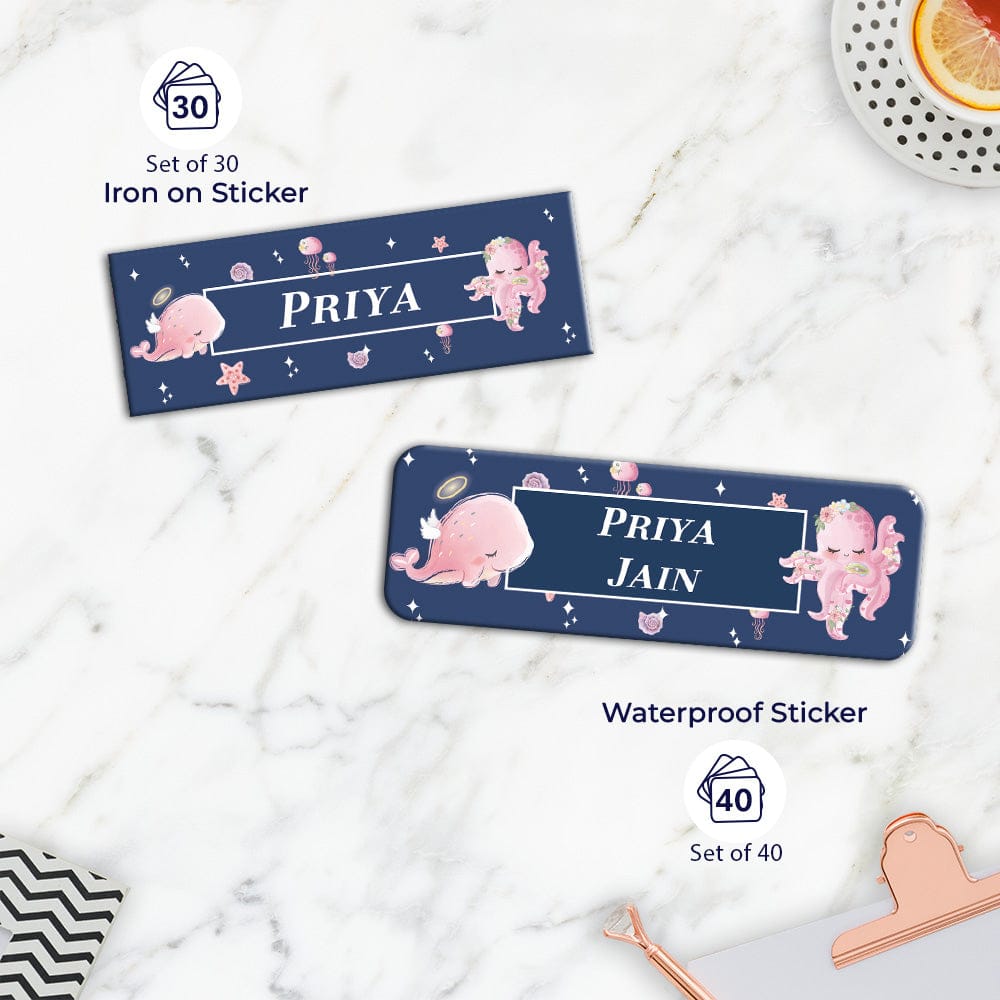 Blushing Underseas Labelling Value Pack-Navy