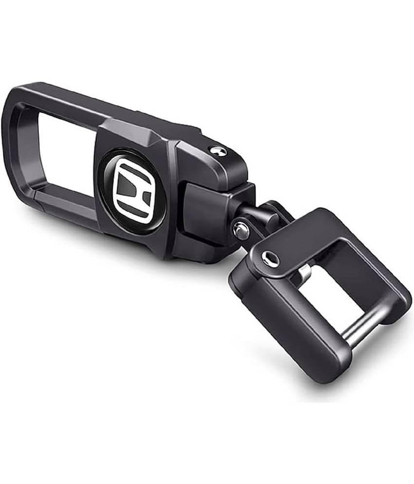 BANISTROKES Black Color Fob Key Heavy Duty Replacement Logo Keychain Compatible With Nexon/Harrior/Punch/Tiago/Tigor/Altros/Safari/AND all Model Car Bike