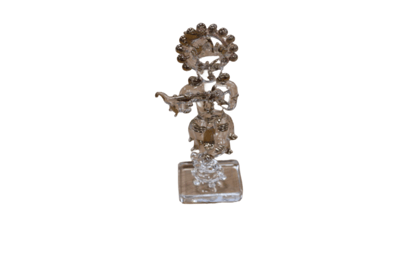 Glass Krishna  White 