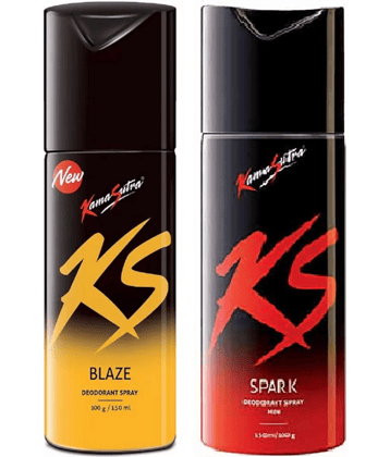 KamaSutra - Deodorant Spray for Unisex 300 ml ( Pack of 2 )