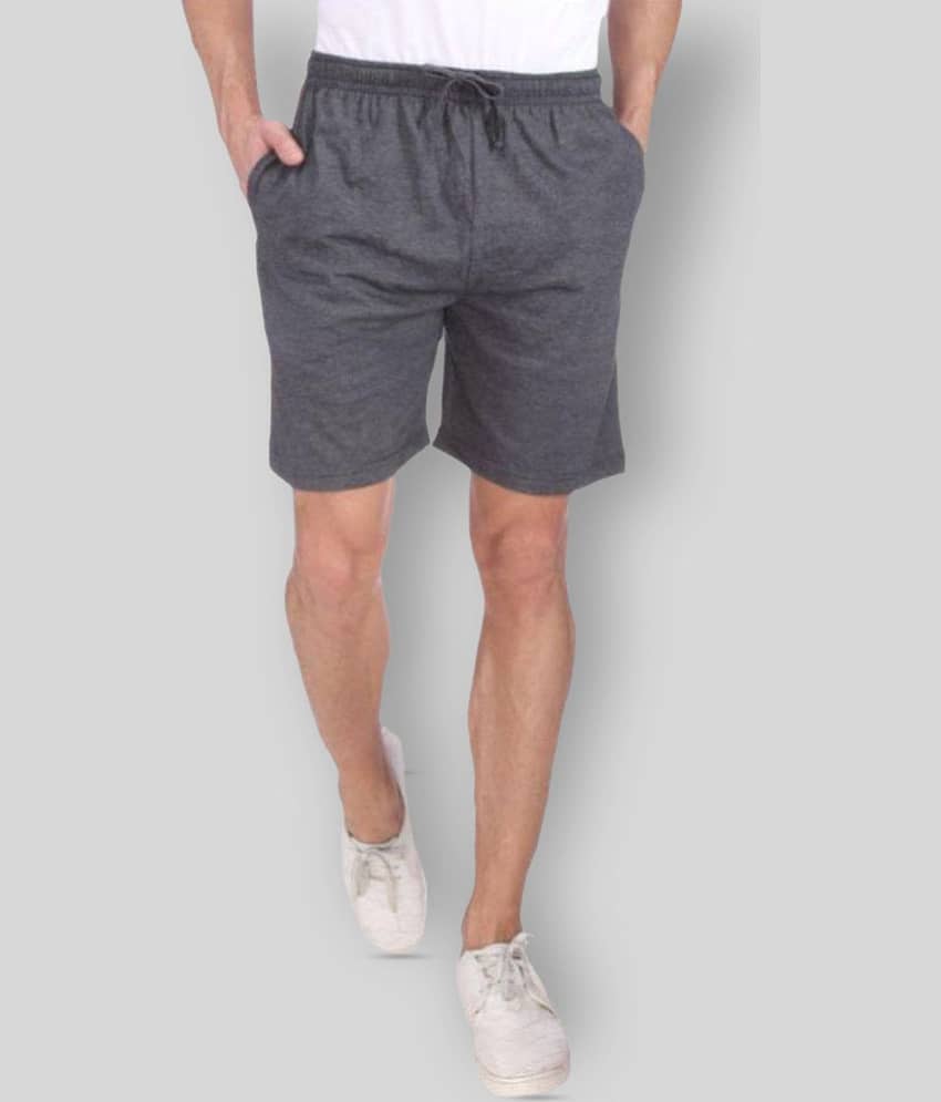 Neo Garments - Grey Cotton Men's Shorts ( Pack of 1 )