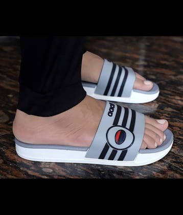 Aadi Light Grey Men's Slide Flip Flop