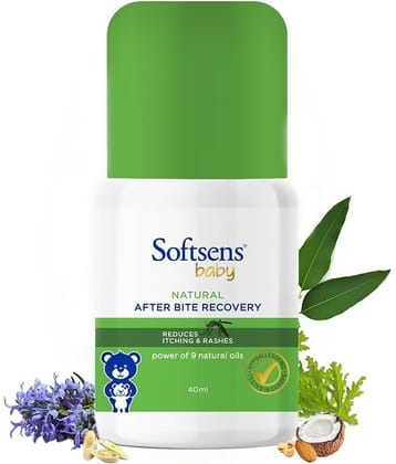 Softsens Baby Natural After Bite Recovery Roll-on 40ml with Citronella Oil,Eucalyptus Oil