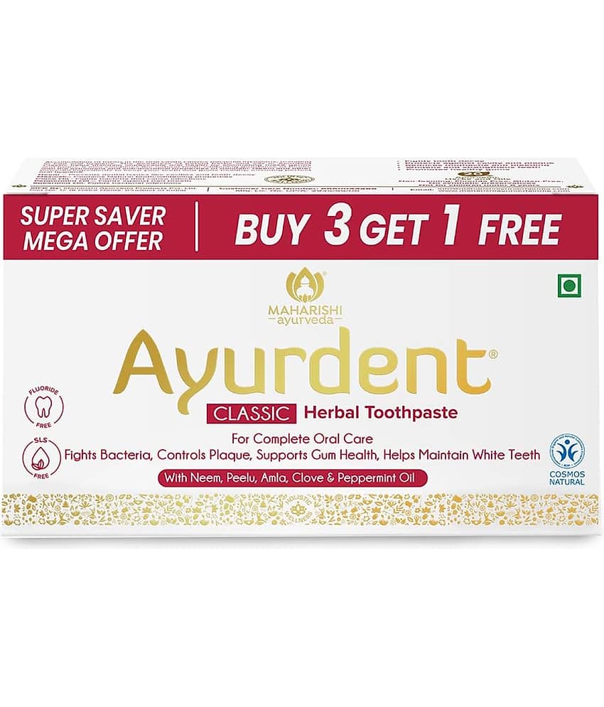 Maharishi Ayurveda Total Health Toothpaste Pack of 4