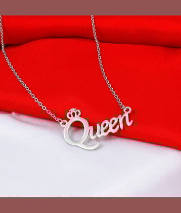 FASHION FRILL Silver Plated Chain ( Set of 1 )