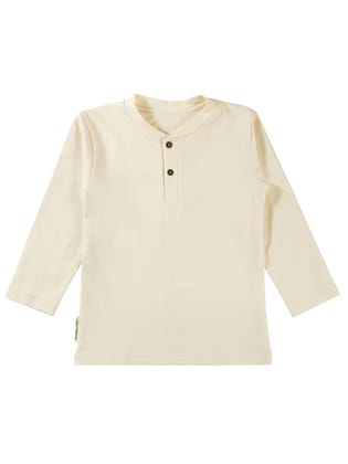 Unisex Sweatshirt - Off White-5-6 years