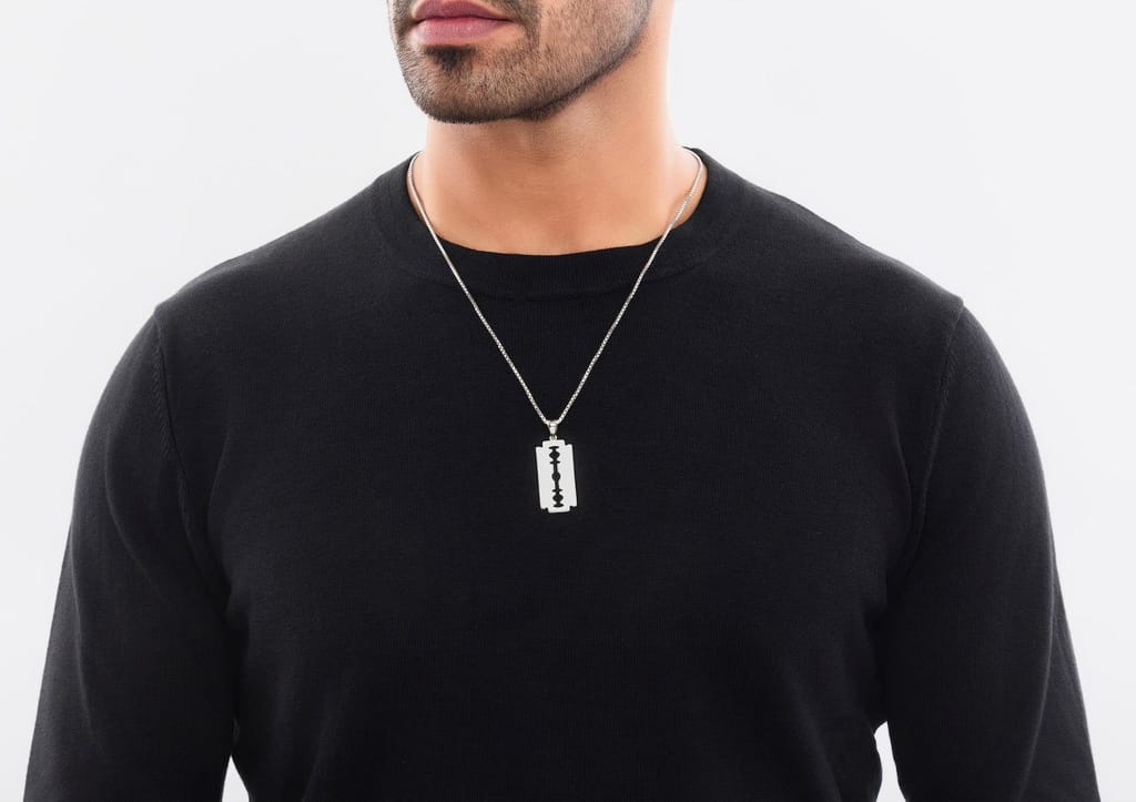 Razor Blade Pendant