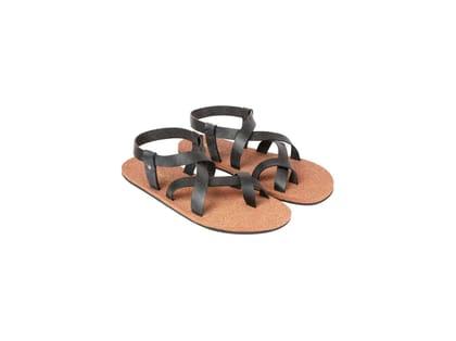 Paaduks Tro Slingback Waterproof Cork Brown Sandals - UK 6