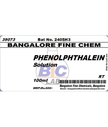 PHE-NOL-/PHTHALEIN INDICATOR SOLUTION - 100ml