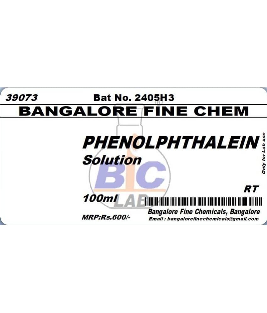 PHE-NOL-/PHTHALEIN INDICATOR SOLUTION - 100ml