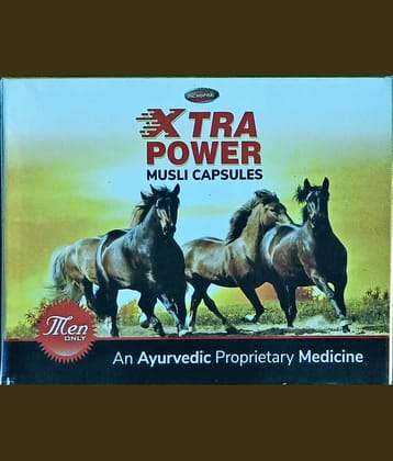 Dr Chopra Xtra Power Musli Capsules (pack of 3 ) 10*3=30 Cap 100% Ayurvedic