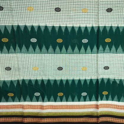 Bomkai Cotton Ikat Saree