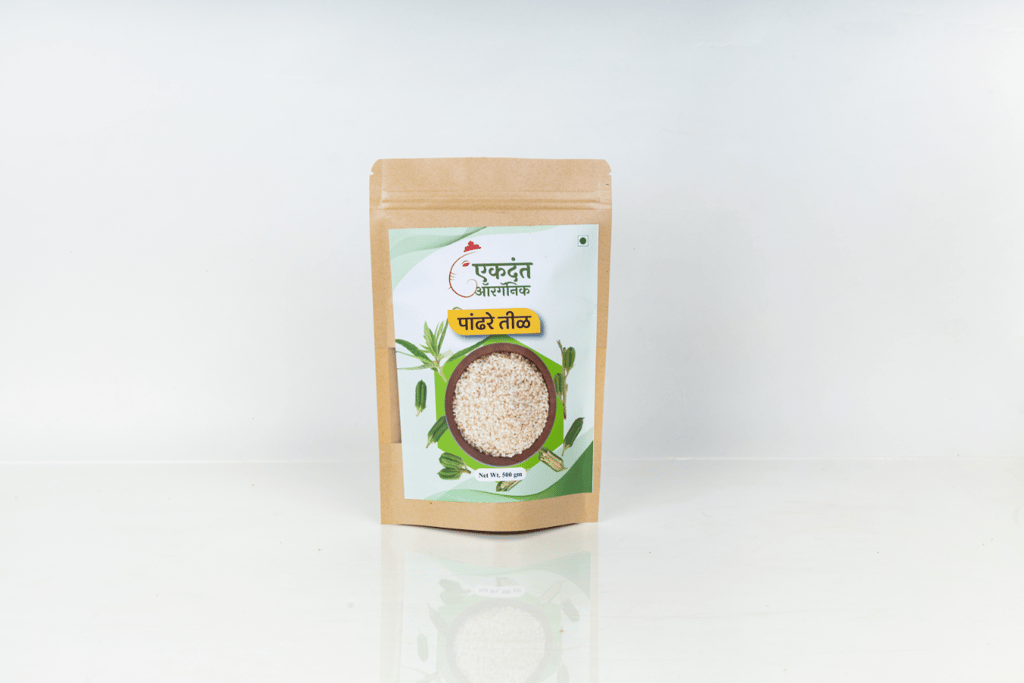 Pandhare til (white sesame seeds) 500g Each