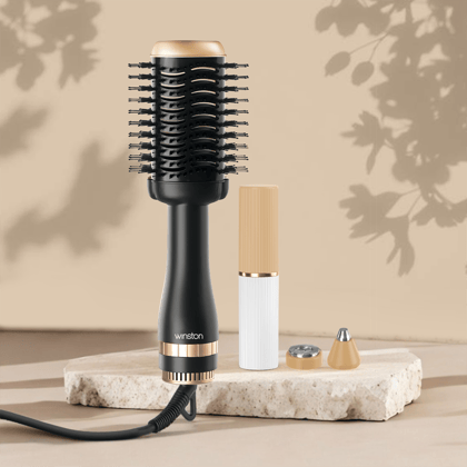 Blow Brush & 2 in 1 Trimmer Combo Blow Brush & 2 in 1 Trimmer Combo - Black Blow Brush & 2 in 1 Trimmer Combo Blow Brush & 2 in 1 Trimmer Combo - Black