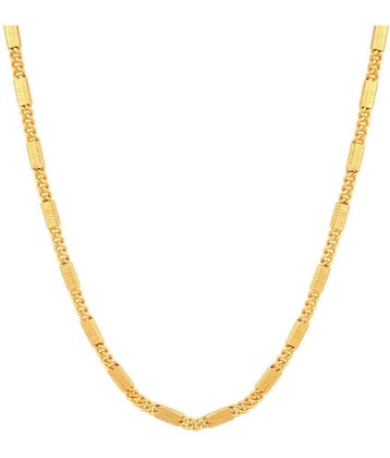 FASHION FRILL - Gold Plated Brass Chain ( Pack of 1 )