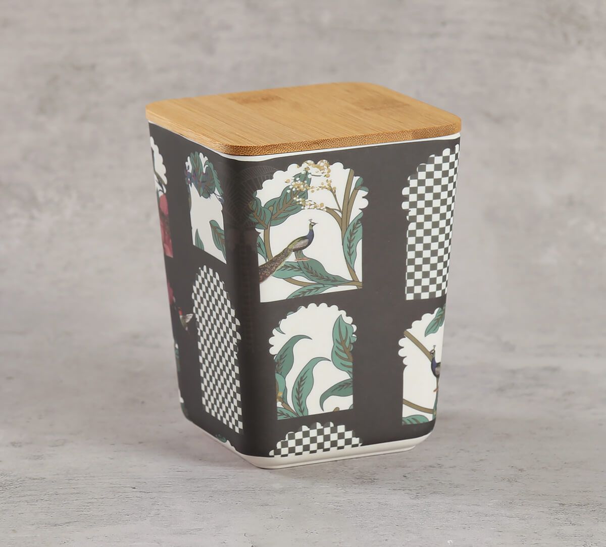 India Circus Signature Windows Small Bamboo Jar