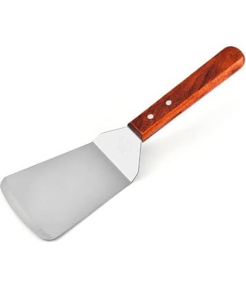 Baskety Stainless Steel with Wooden Handle Turner Spatula(Pack of 1)