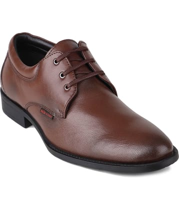 Red Chief Tan Men's Derby Formal Shoes